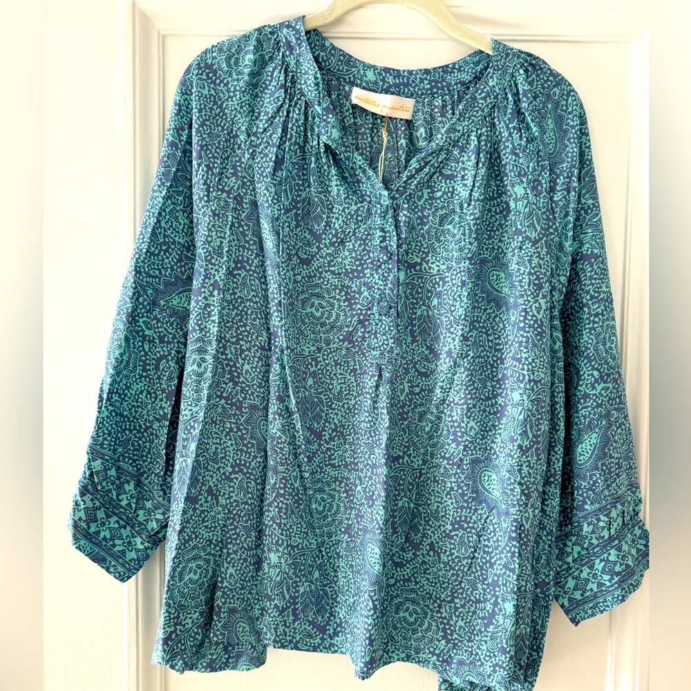 Natalie Martin Remy Rayon Blouse M